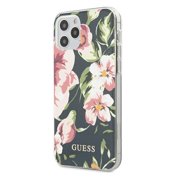  granatowe hard case N`3 Flower Collection Apple iPhone 12 Mini 5,4 cali