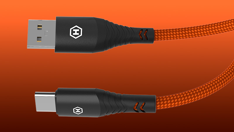 Hammer Kabel USB-A do USB-C 3A 65W 1m / 6