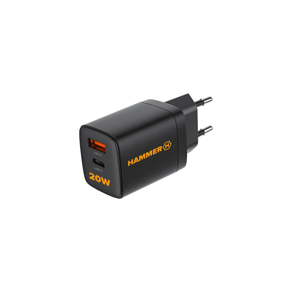 Hammer �adowarka sieciowa RapidCharger Duo USB-A - USB-C PD 20W