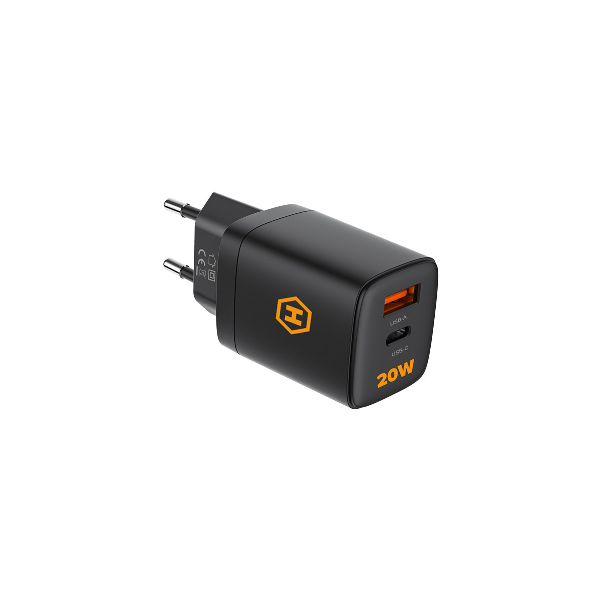 Hammer �adowarka sieciowa RapidCharger Duo USB-A - USB-C PD 20W / 3