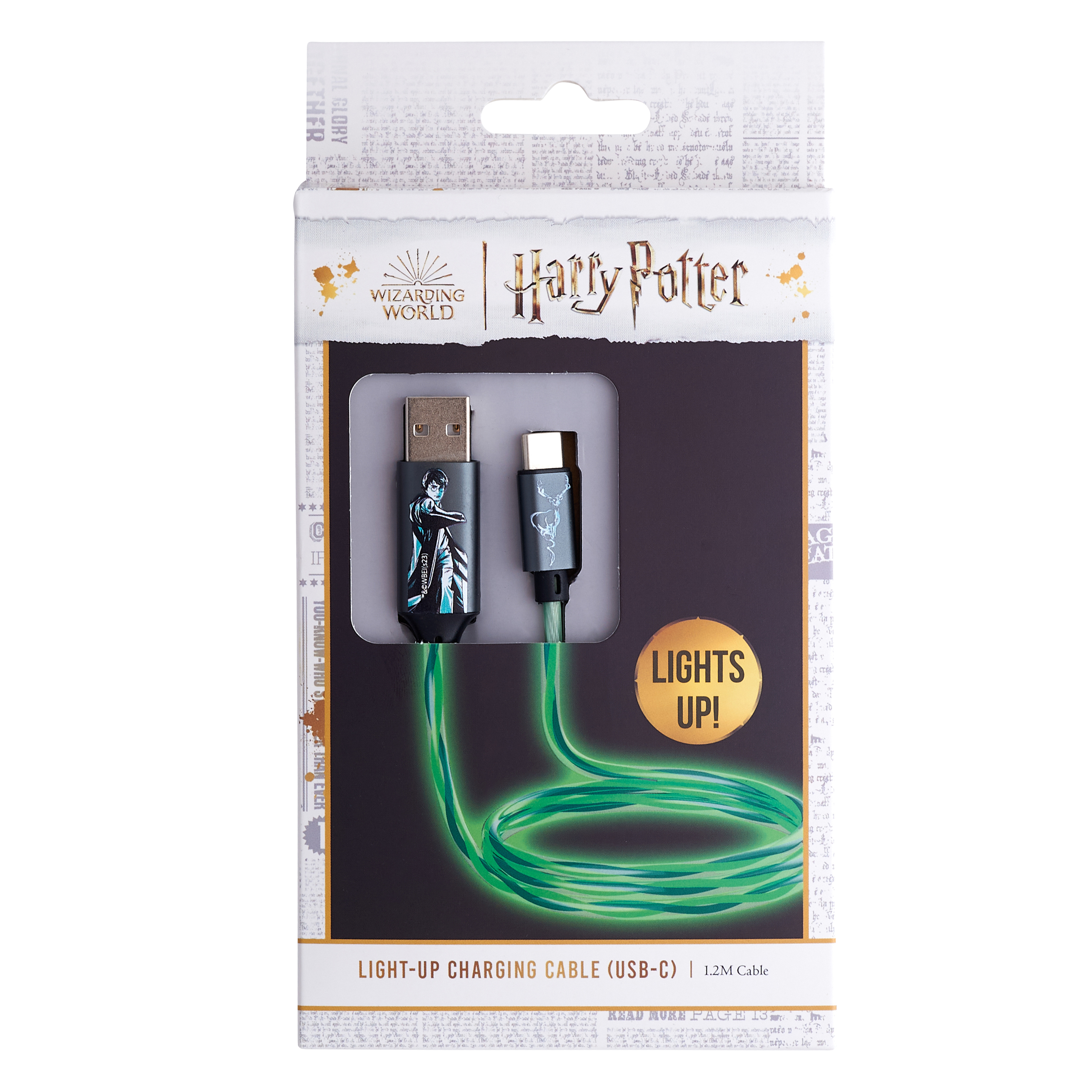 Harry Potter kabel Light-Up Patronus USB A-USB C 1,2 m / 5
