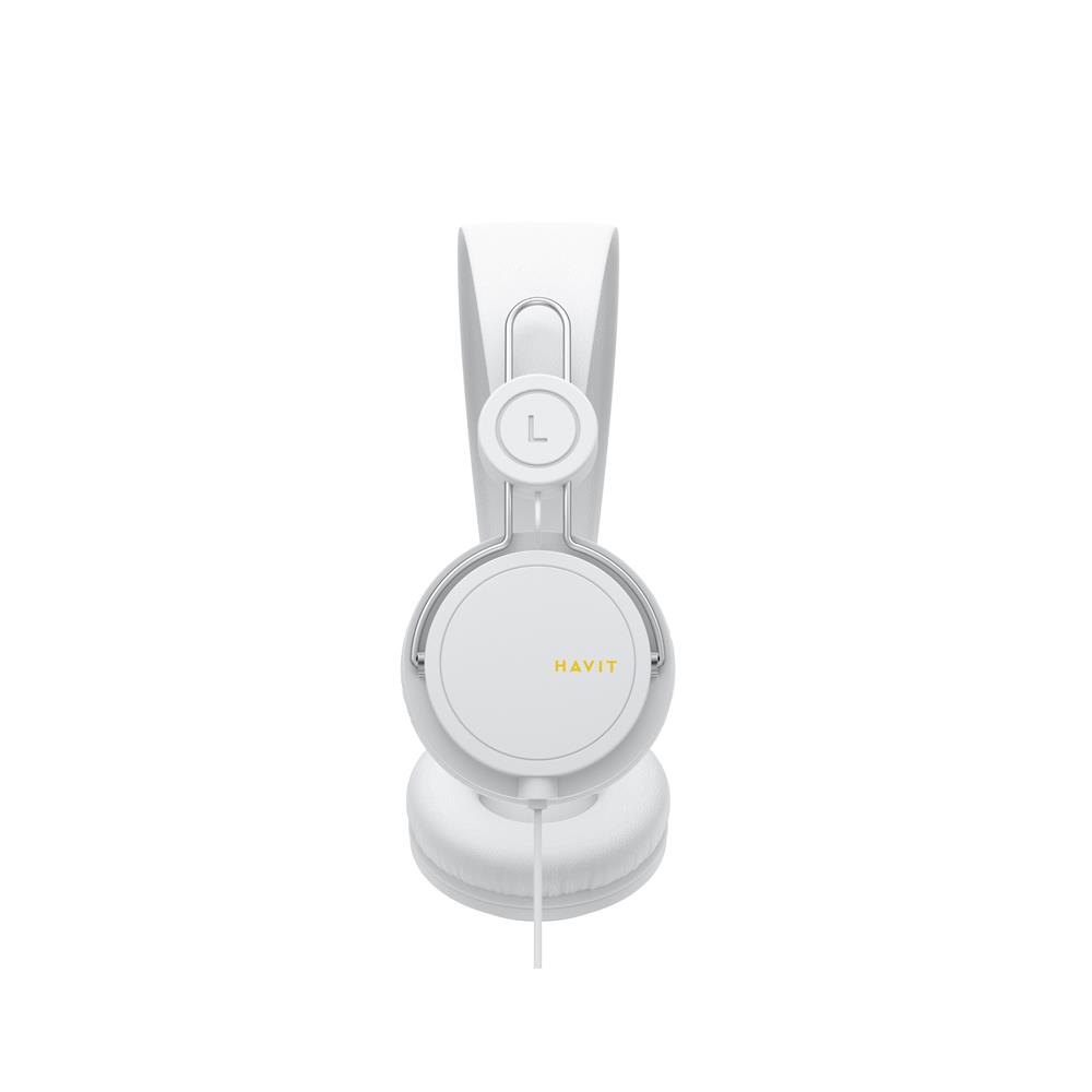HAVIT s�uchawki przewodowe HV-H2198D nauszne bia�e / 3
