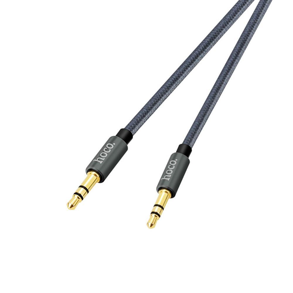 HOCO Kabel AUX UPA03 Noble sound szary 1m