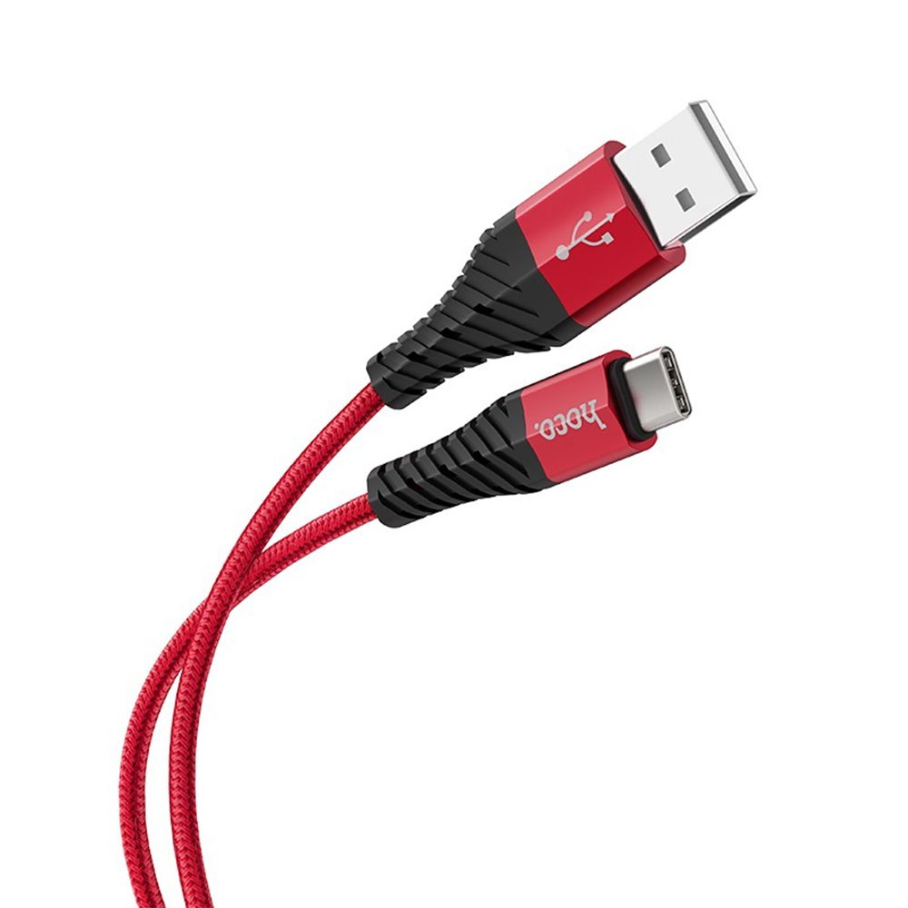 HOCO Kabel USB Cool X38 typ-C czerwony