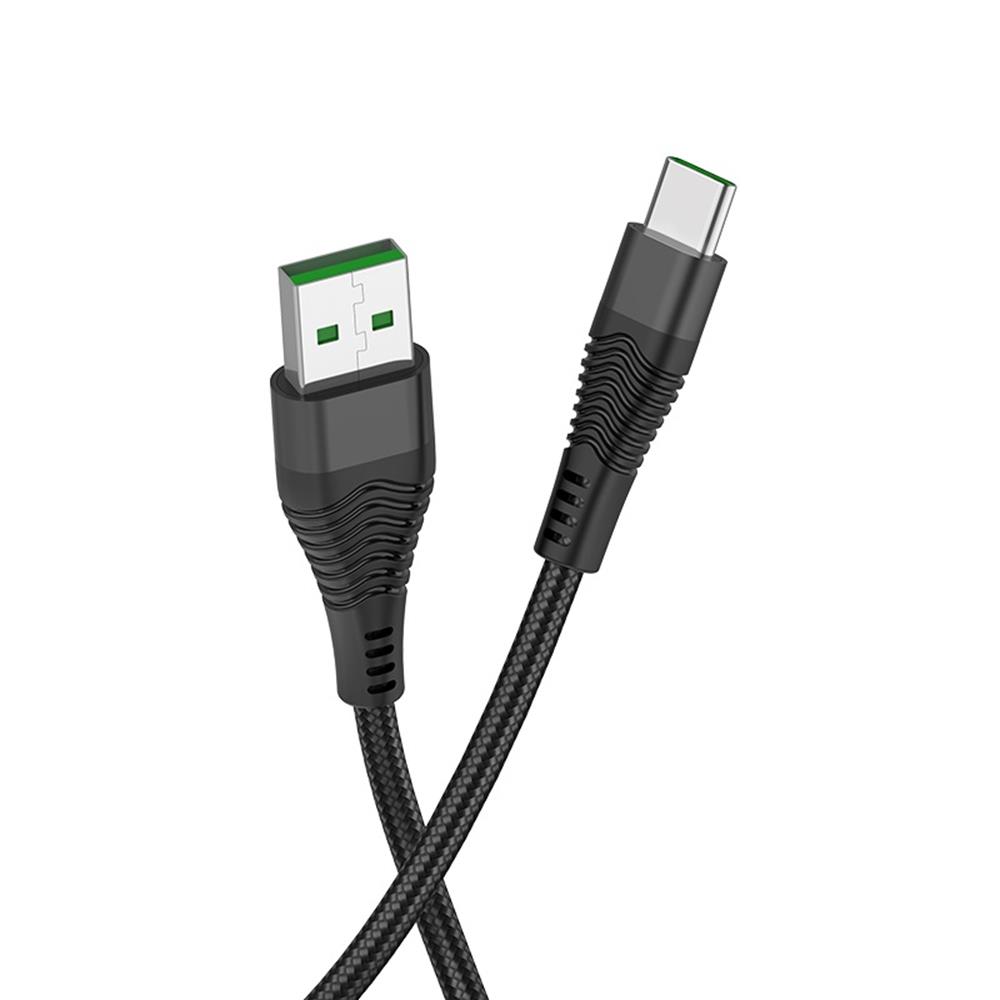 HOCO Kabel USB Flash U53 typ-C czarny 1,2m 5A