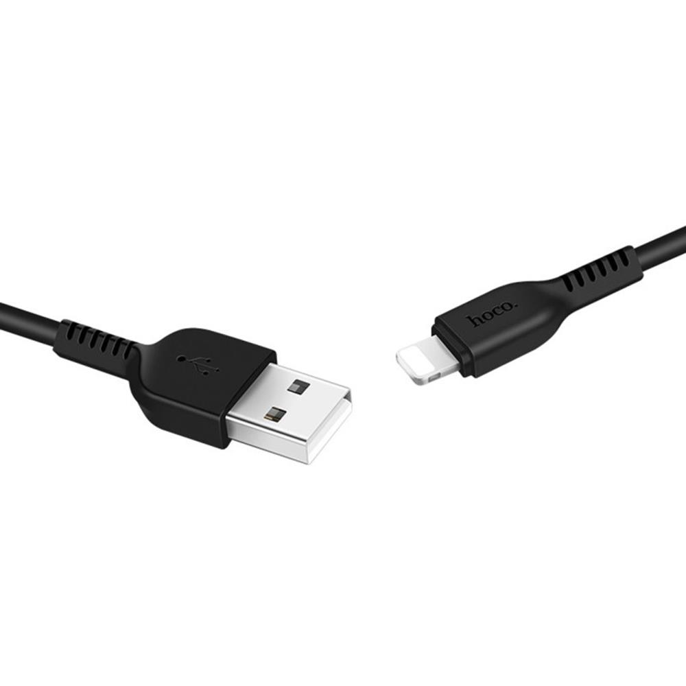 HOCO Kabel USB Flash X20 8-pin czarny 1m