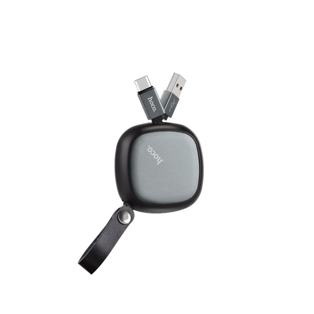 HOCO Kabel USB Retractable U33 typ-C czarny