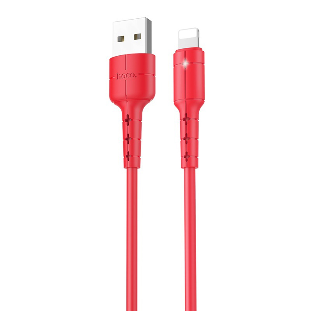 HOCO Kabel USB Star X30 8-pin czerwony