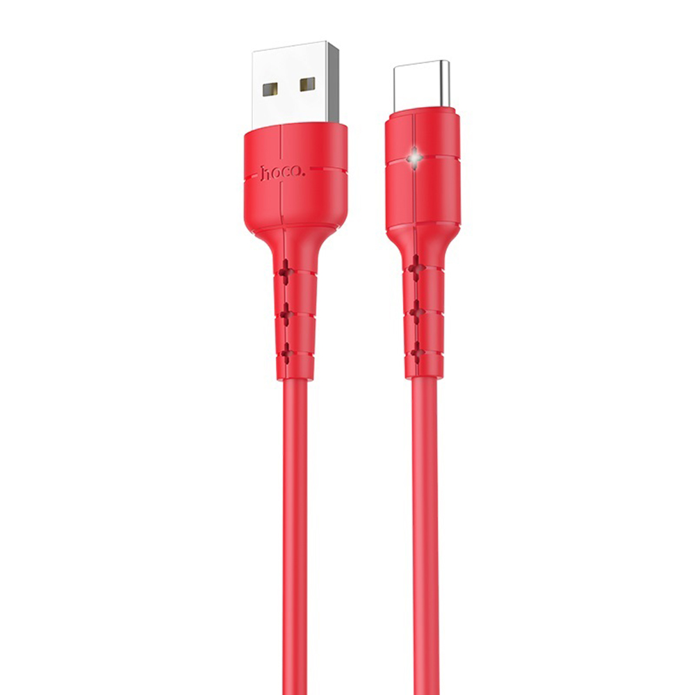 HOCO Kabel USB Star X30 typ-C czerwony