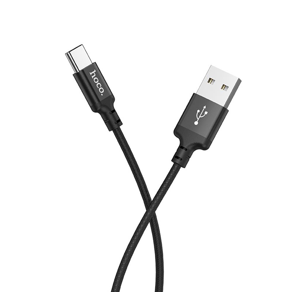 HOCO Kabel USB Times Speed X14 typ-C czarny 1m / 2