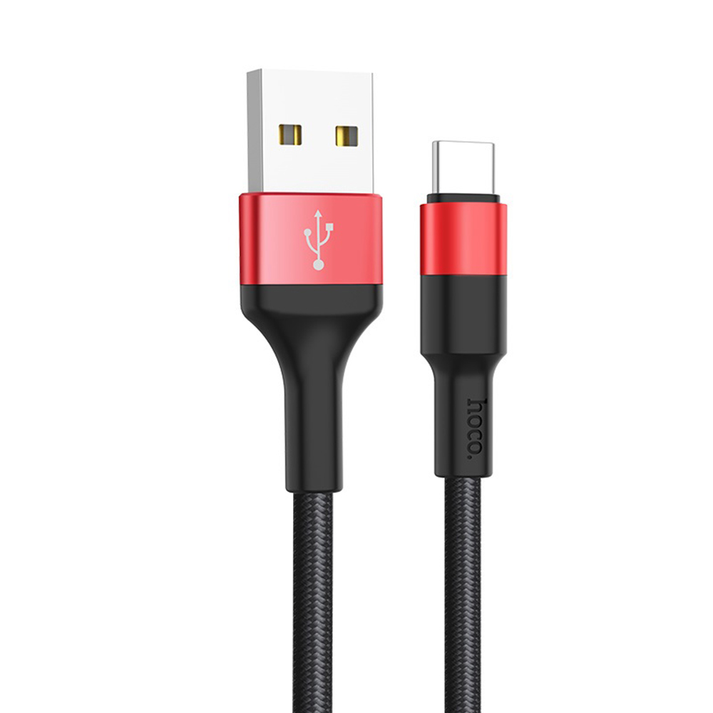 HOCO Kabel USB Xpress X26 typ-C czarno-czerwony