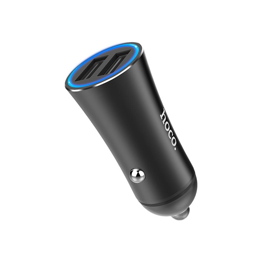 HOCO �adowarka samochodowa Z30 Easy czarna 2USB 3,1A