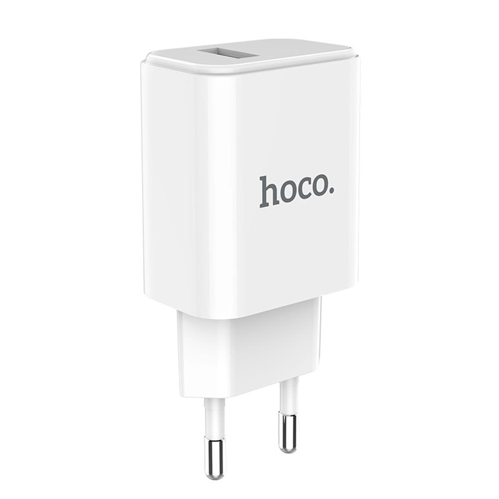 HOCO �adowarka sieciowa C61A bia�a 1USB 2,1A