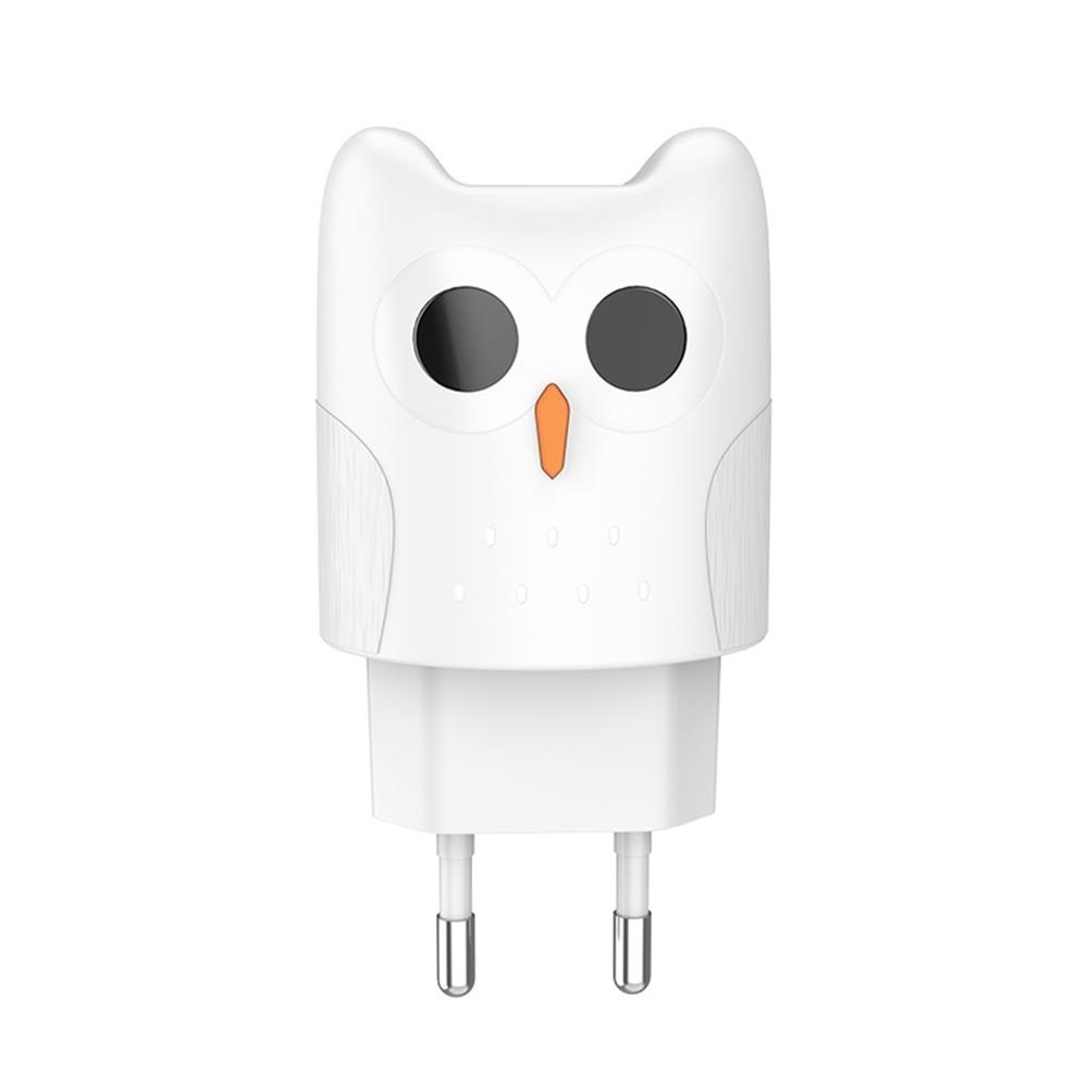 HOCO �adowarka sieciowa KC1A bia�a 2USB 2,1A