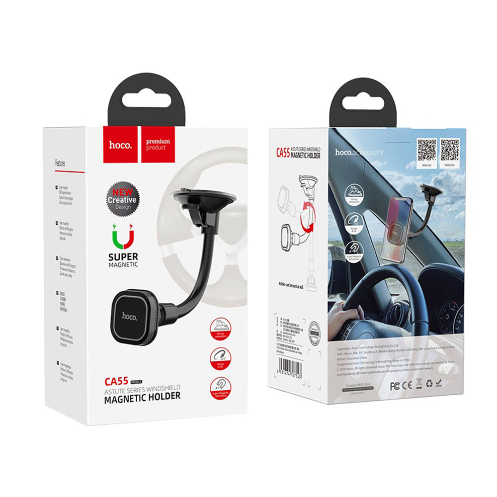 HOCO Uchwyt samochodowy CA55 czarno-szary / 5