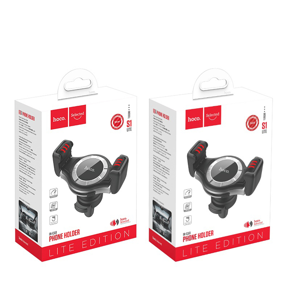 HOCO Uchwyt samochodowy S1 srebrny / 6