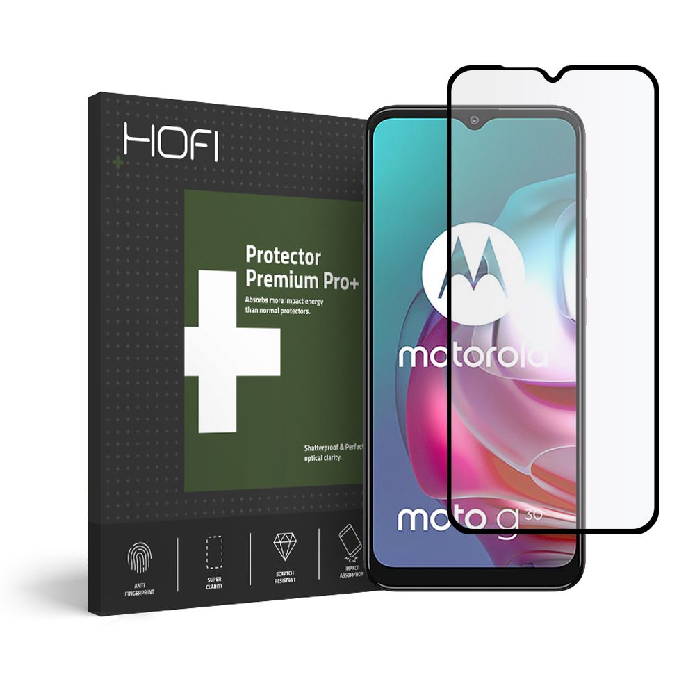 Hofi Glass Pro+ czarne Motorola moto G10
