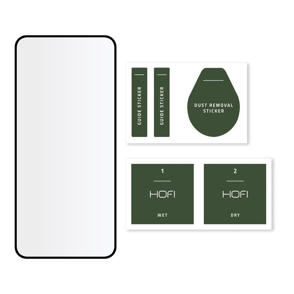 Hofi Glass Pro+ czarne Realme 8 5G / 2
