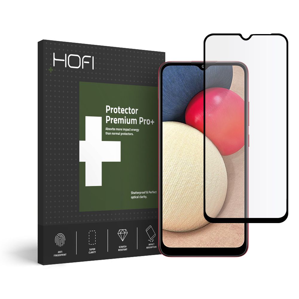 Hofi Glass Pro+ czarne Samsung A02S
