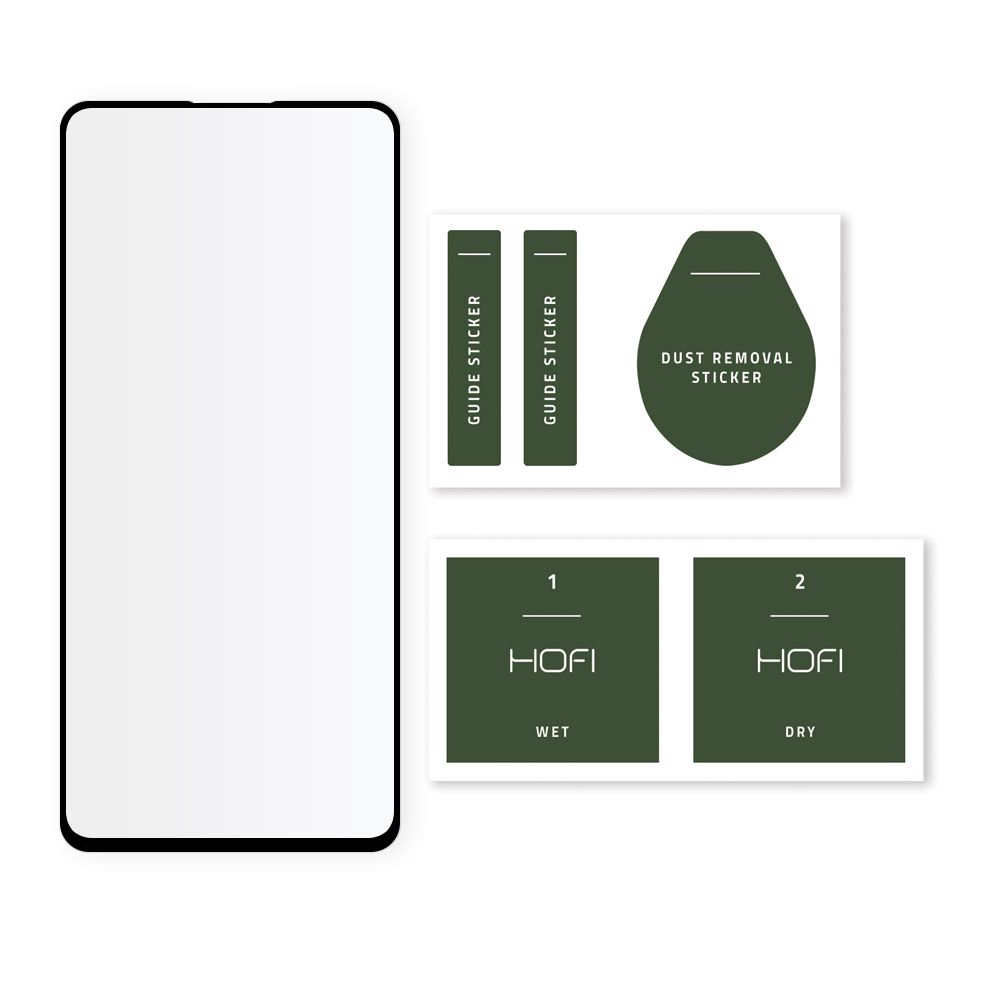 Hofi Glass Pro+ czarne Samsung A72 / 2