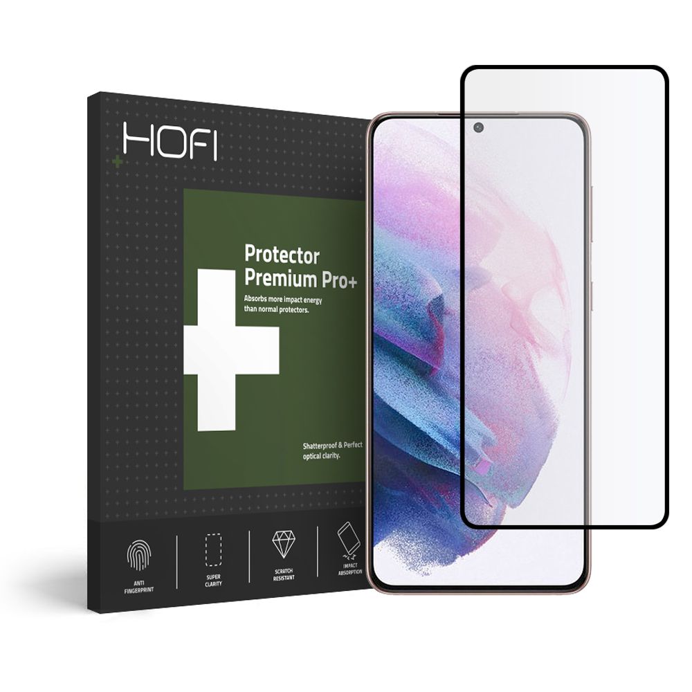 Hofi Glass Pro+ czarne Samsung s21 Plus