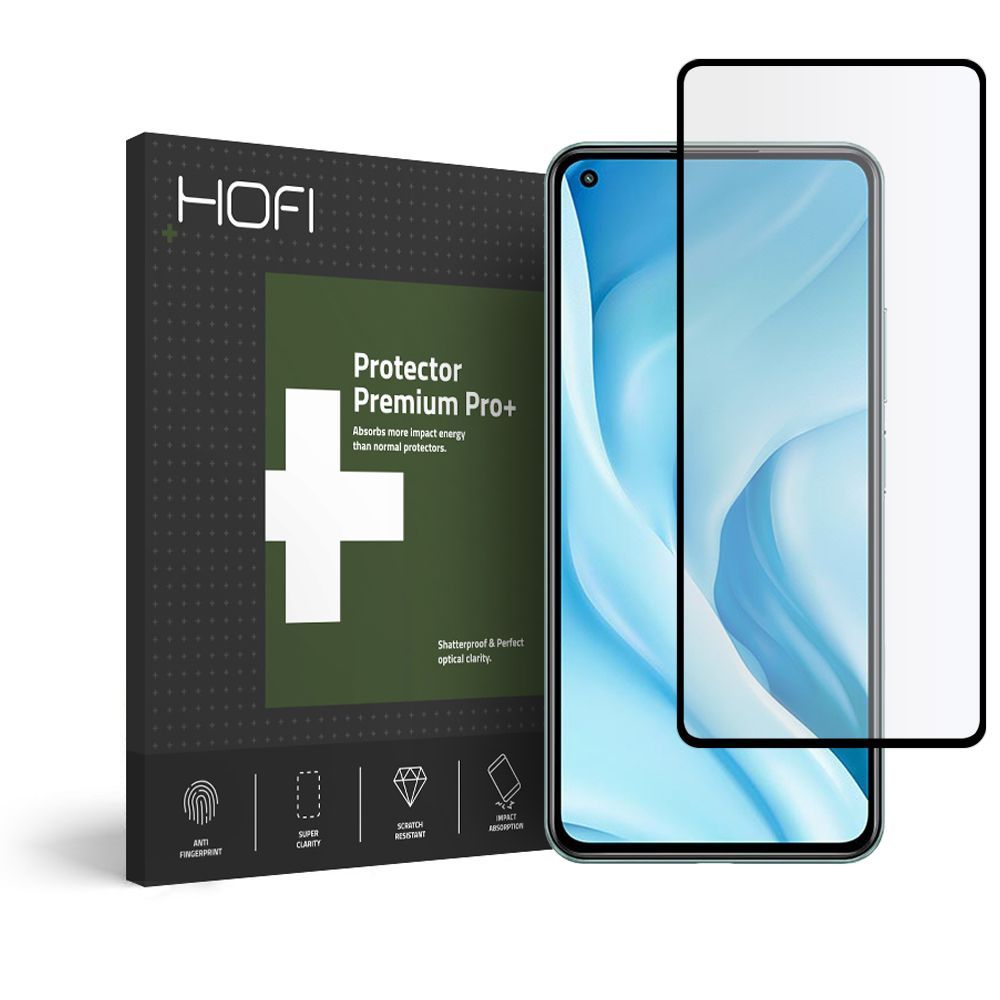 Hofi Glass Pro+ czarne Xiaomi Mi 11 Lite 5G