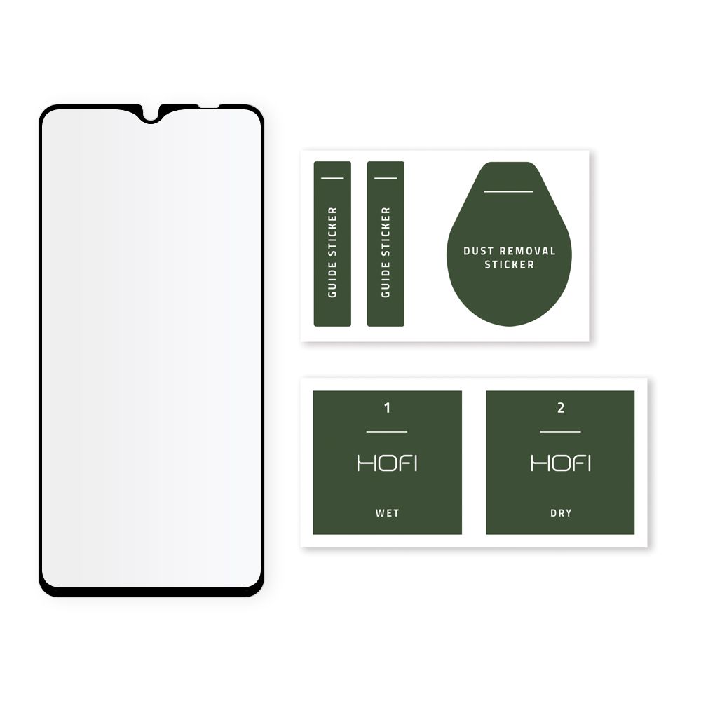 Hofi Glass Pro+ czarne Xiaomi Redmi 9T / 2