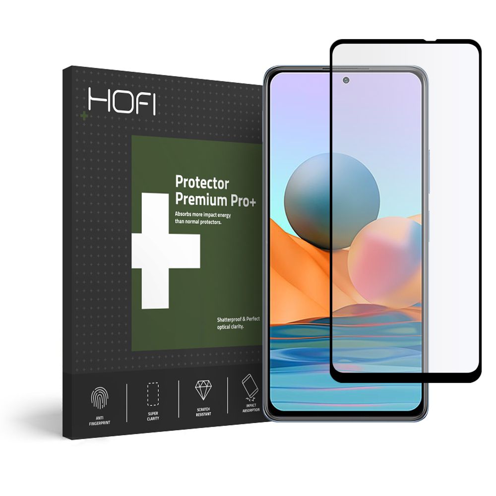 Hofi Glass Pro+ czarne Xiaomi Redmi Note 10 Pro