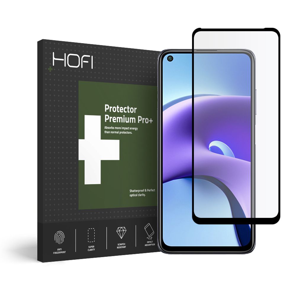 Hofi Glass Pro+ czarne Xiaomi Redmi Note 9T 5G