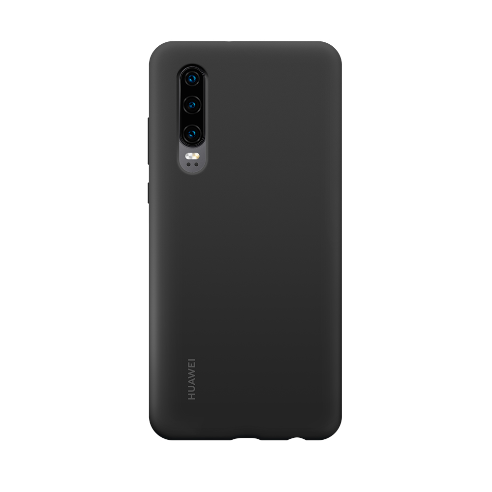 Huawei etui plecki silikonowe czarne Huawei P30