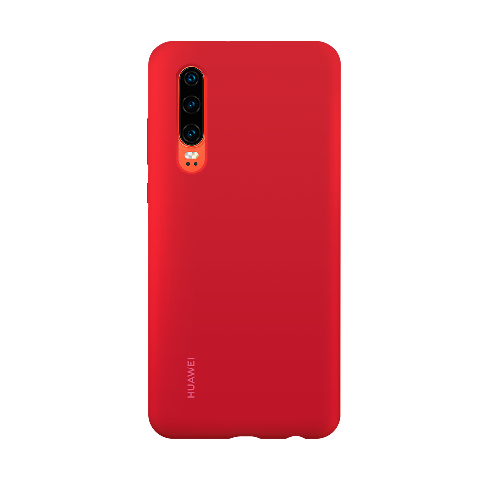 Huawei etui plecki silikonowe czerwone Huawei P30
