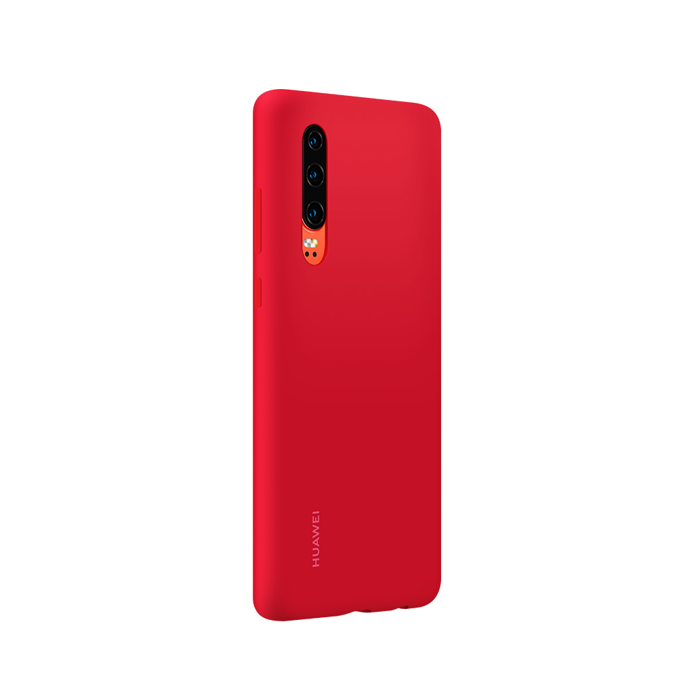 Huawei etui plecki silikonowe czerwone Huawei P30 / 2