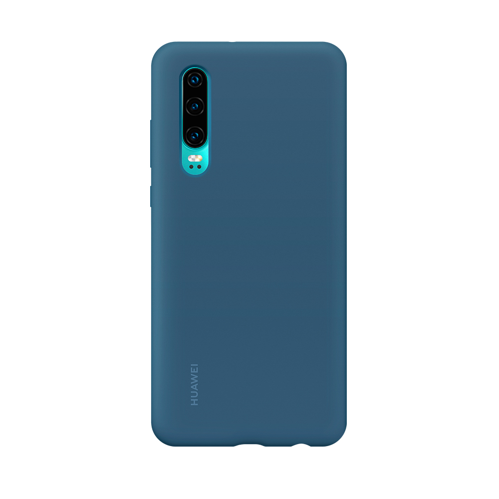 Huawei etui plecki silikonowe niebieskie Huawei P30