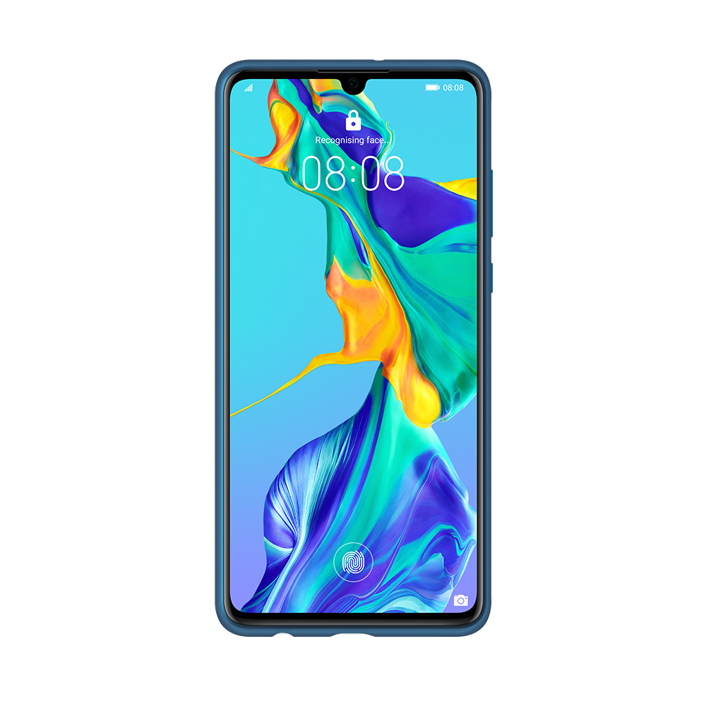 Huawei etui plecki silikonowe niebieskie Huawei P30 / 4