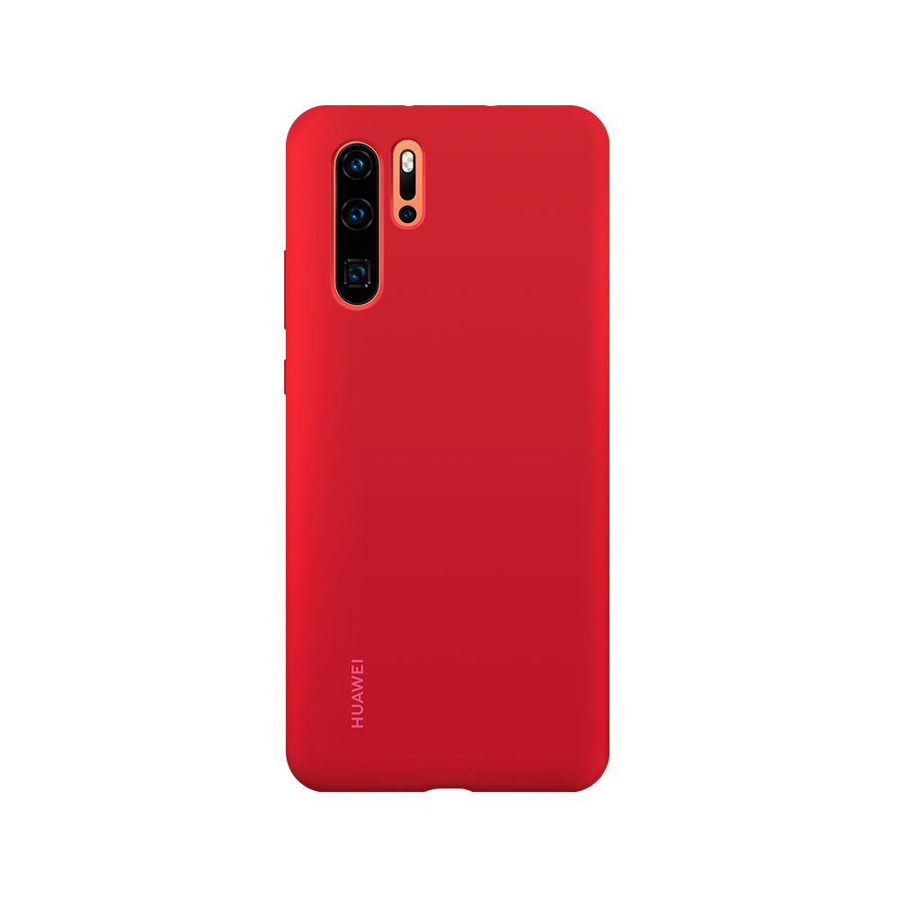 Huawei etui plecki silikonowe czerwone Huawei P30 Pro