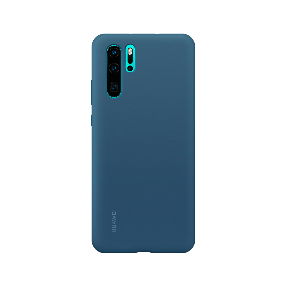Huawei etui plecki silikonowe niebieskie Huawei P30 Pro