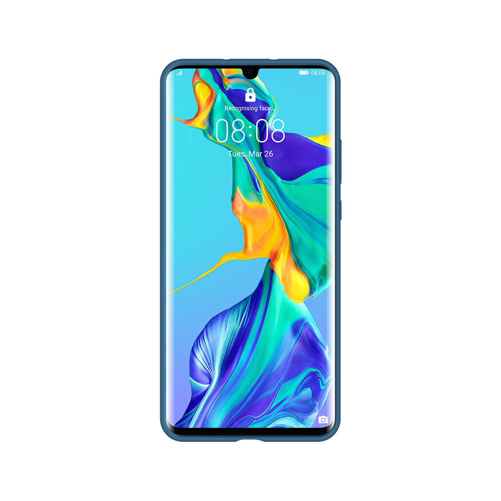 Huawei etui plecki silikonowe niebieskie Huawei P30 Pro / 4