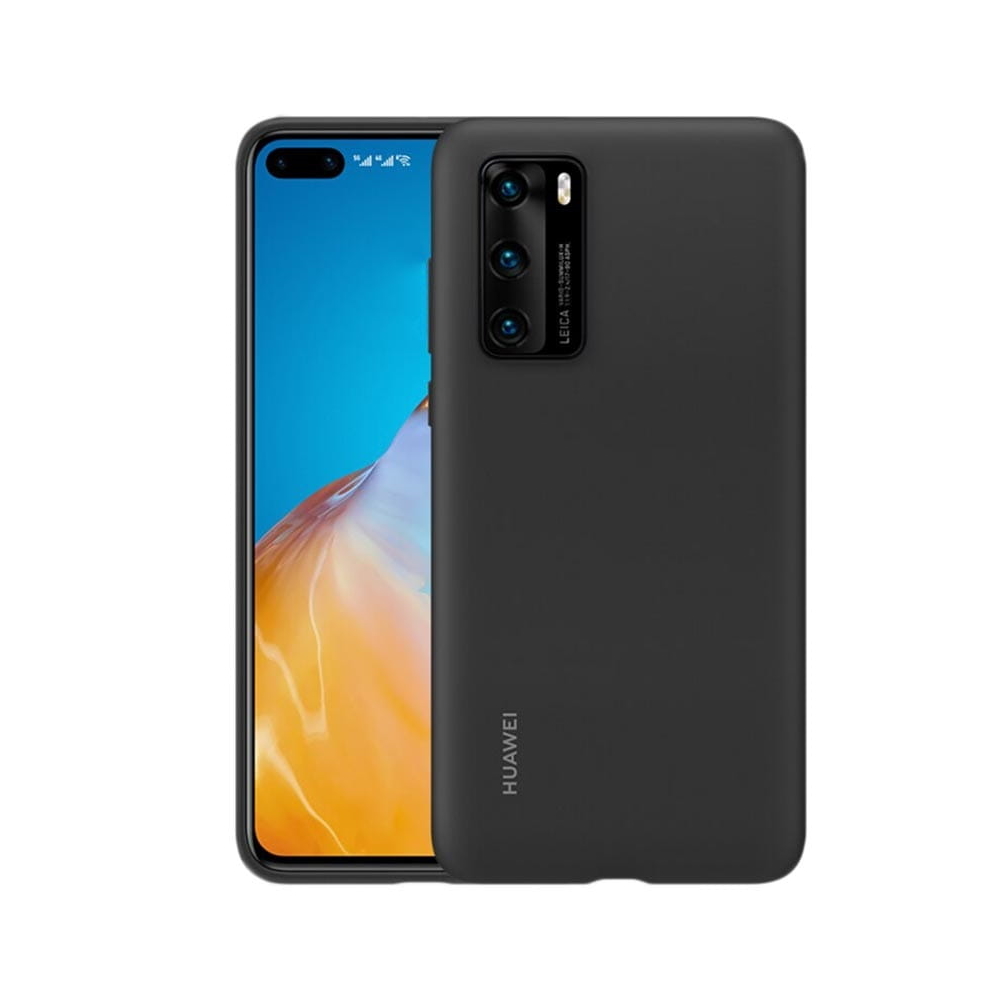 Huawei etui plecki silikonowe czarne Huawei P40 / 2