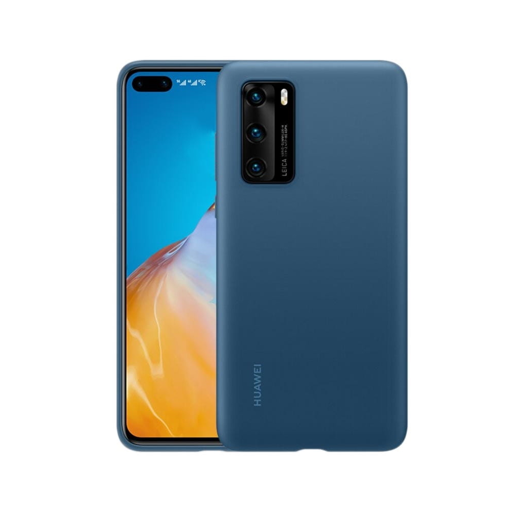 Huawei etui plecki silikonowe niebieskie Huawei P40 / 2