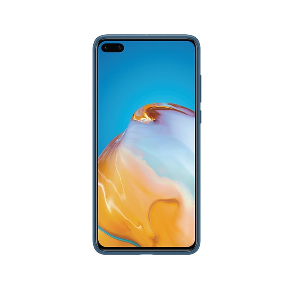 Huawei etui plecki silikonowe niebieskie Huawei P40 / 3