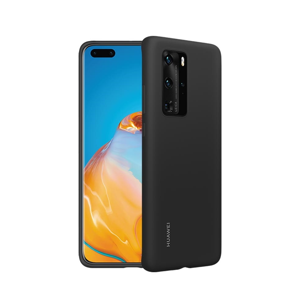 Huawei etui plecki silikonowe czarne Huawei P40 Pro