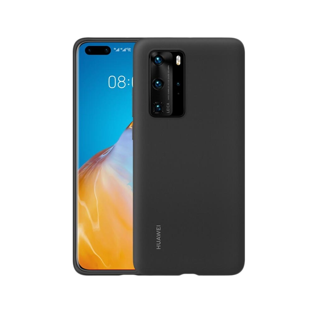 Huawei etui plecki silikonowe czarne Huawei P40 Pro / 5