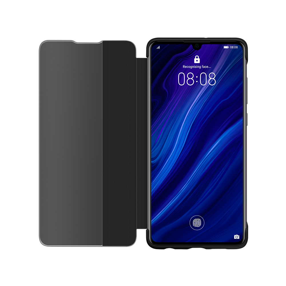 Huawei etui z klapk� smart czarne Huawei P30 / 2