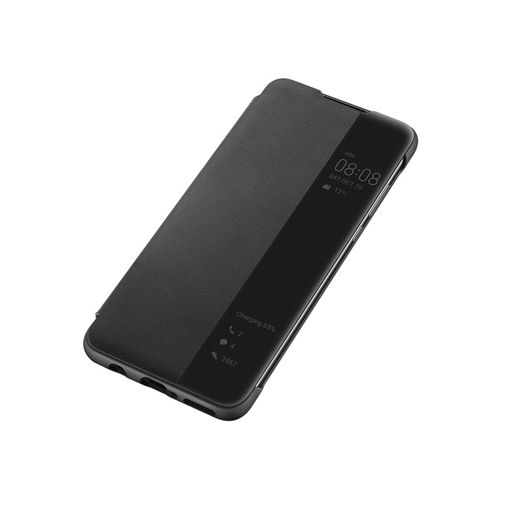 Huawei etui z klapk smart czarne Huawei P30 Lite / 2