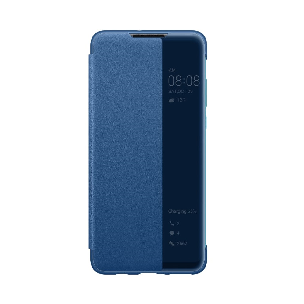 Huawei etui z klapk smart niebieskie Huawei P30 Lite