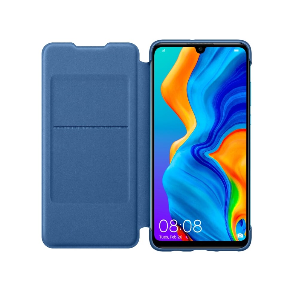 Huawei etui z klapk� typu wallet niebieskie Huawei P30 Lite / 3