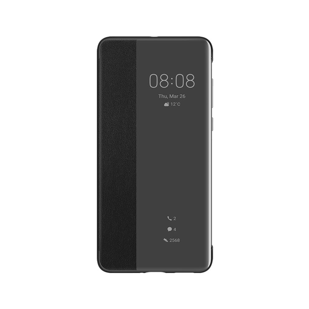 Huwei etui z klapk typu smart czarne Huawei P40