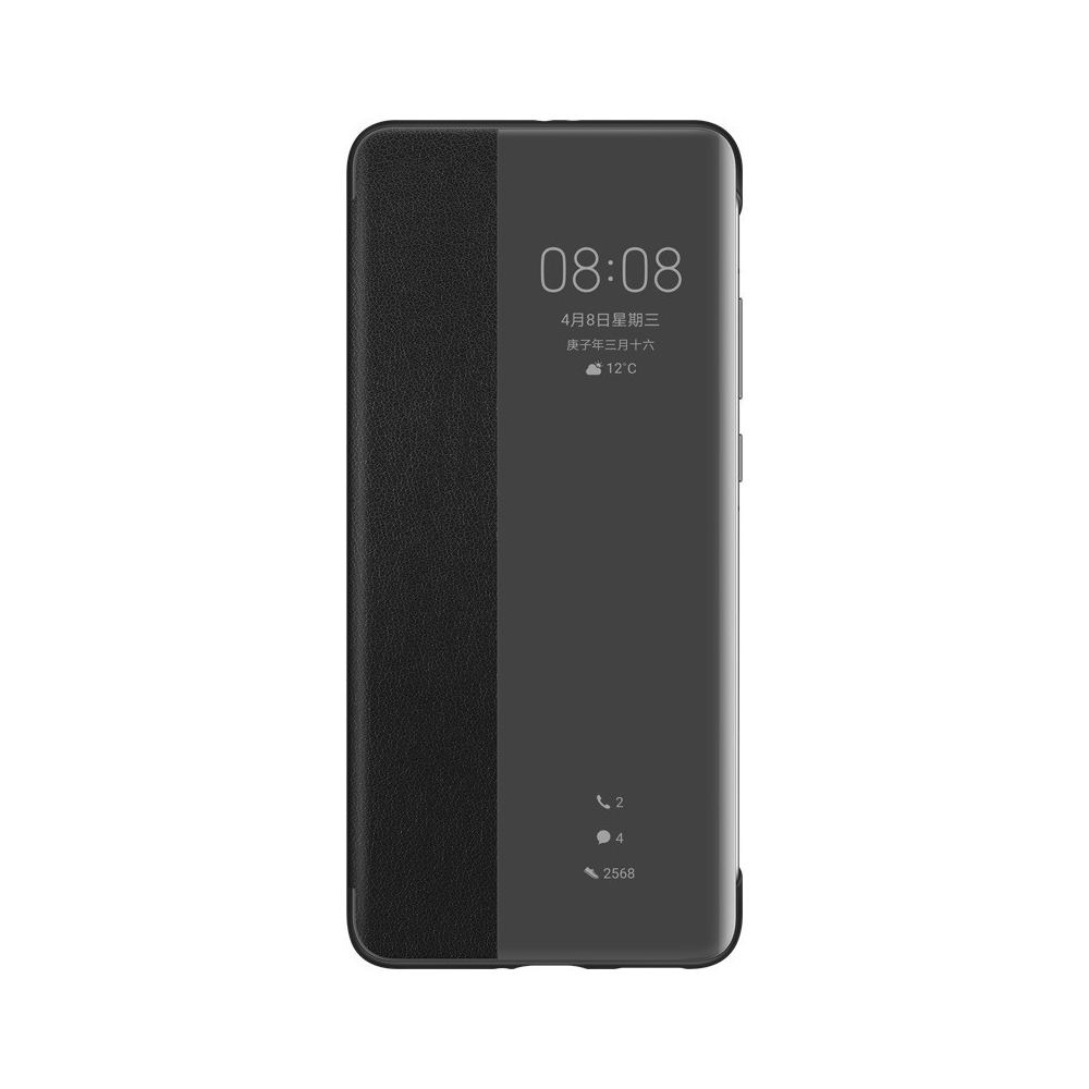 Huwei etui z klapk typu smart czarne Huawei P40 Pro