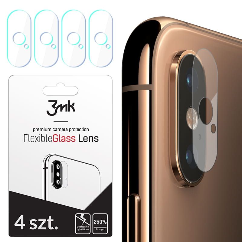 hybrydowe 3MK Flexible Glass Lens  Apple iPhone XS Max