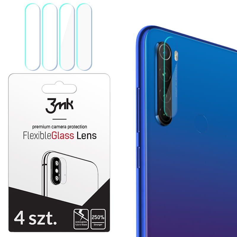 hybrydowe 3MK Flexible Glass Lens Xiaomi Redmi Note 8T hybrydowe 3MK Flexible Glass Lens Xiaomi Redmi Note 8T